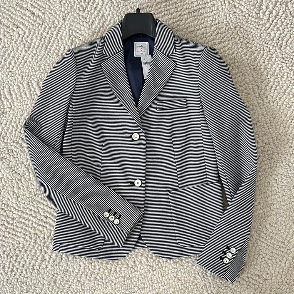 Gap Striped Blazer in Navy and White